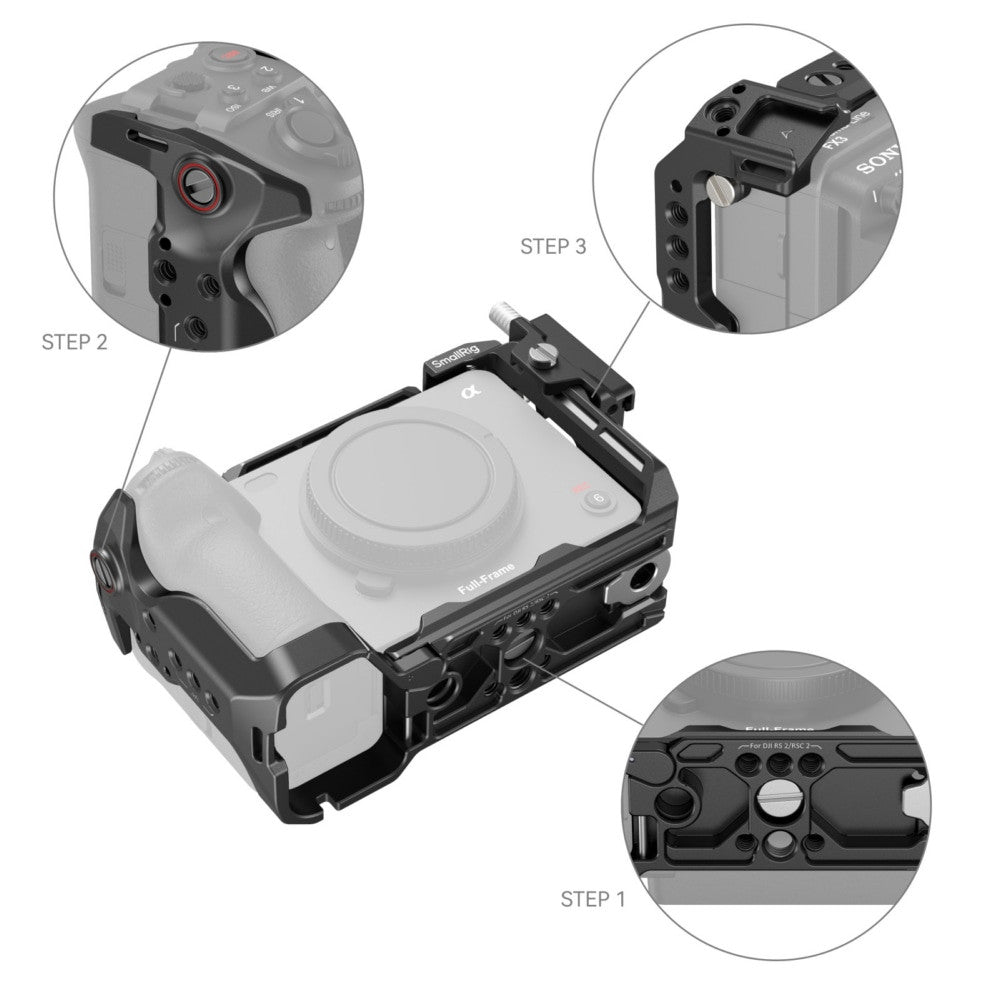SmallRig 4183B Cage für Sony FX30 / FX3