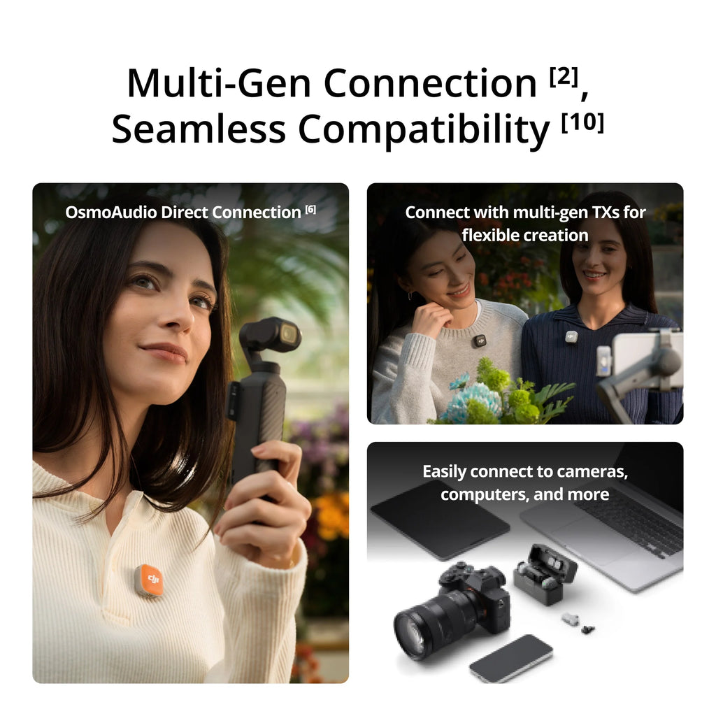 DJI Mic Mini 2 (2 Sender + 1 Empfänger + Ladecase)