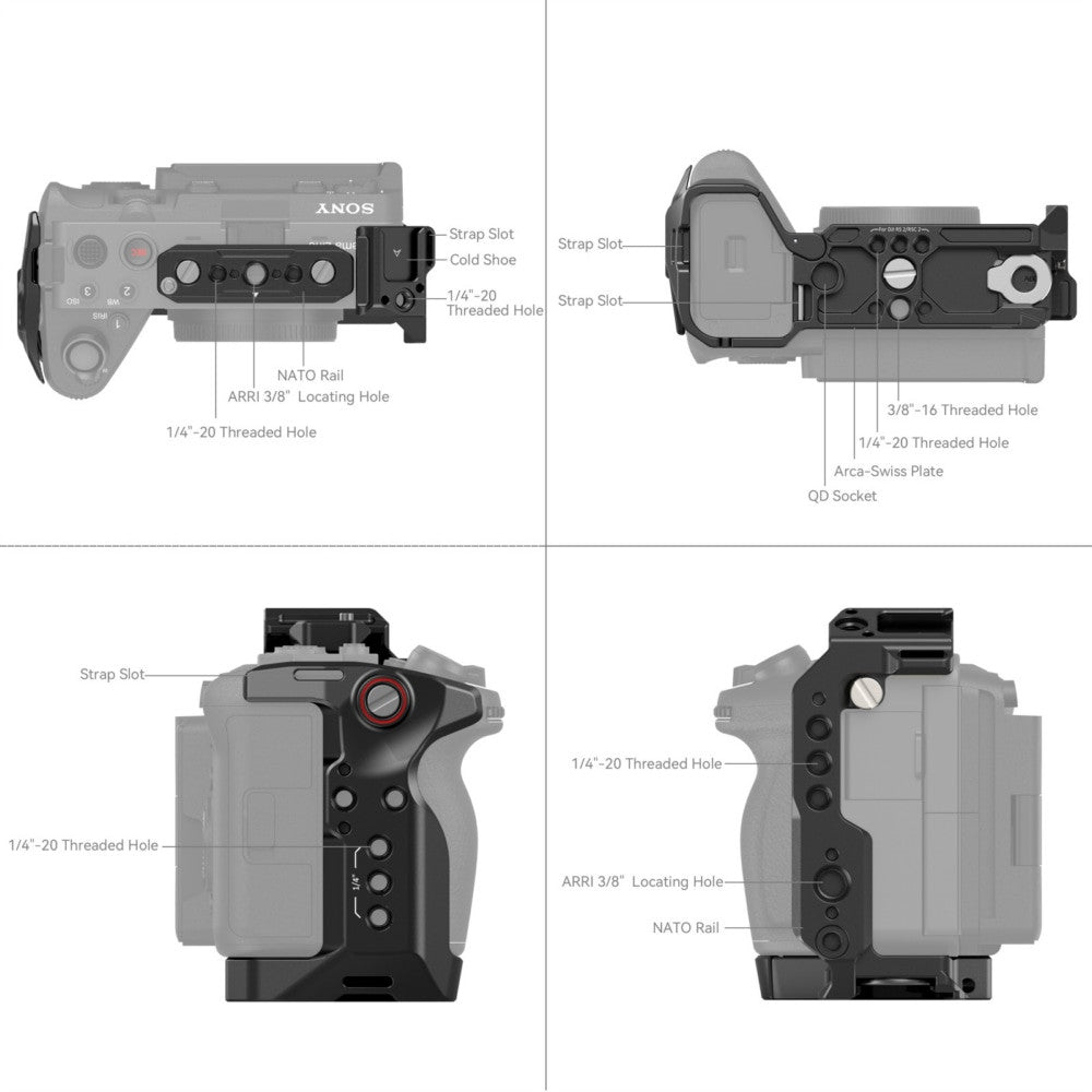 SmallRig 4183B Cage für Sony FX30 / FX3